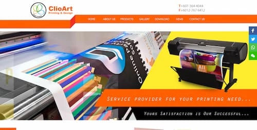 Clioart Printing Sdn. Bhd. - Printing Shop Johor Bahru