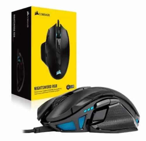 Corsair Nightsword RGB Tunable FPS/MOB Gaming Mouse - Gaming Mouse KL Selangor