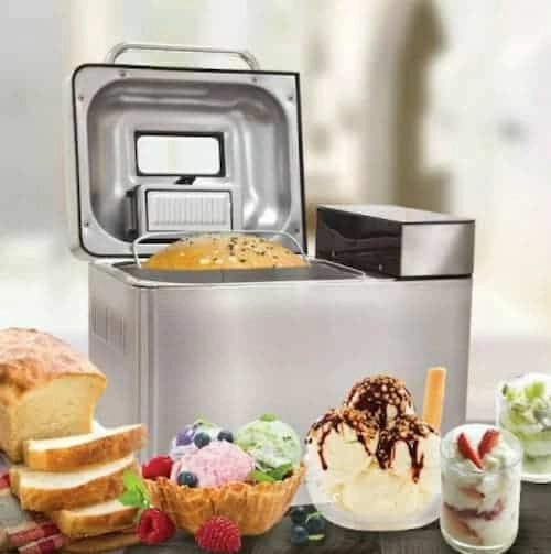 Cosway 2 in 1 Supreme Bread & Ice Cream Maker - Ice Cream Maker Malaysia (Credit: Cosway) 