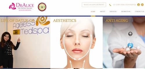 Dr. Alice Total Wellness Specialist - Plastic Surgery KL Selangor