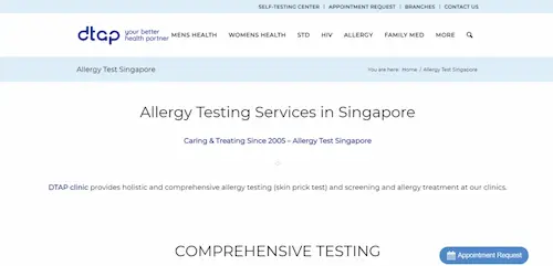 Dr. Tan & Partners - Allergy Test Singapore