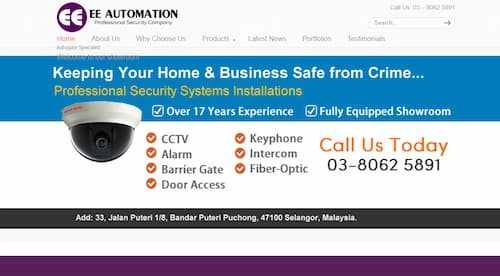 EE Automation - Home Security System Malaysia