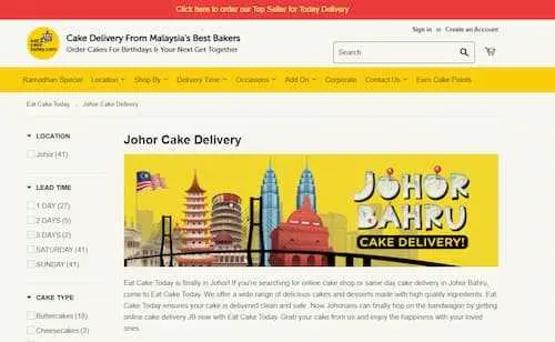 Eat Cake Today - Food Delivery Johor Bahru