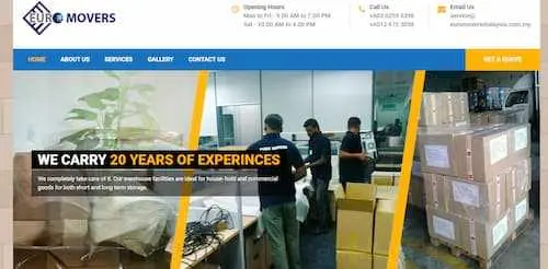 Euro Movers Malaysia - Best Furniture Moving KL Selangor (Credit: Euro Movers Malaysia)