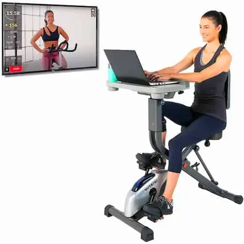 Exerwork Adjustable Desk Folding Exercise Bike - Spin Bike Singapore