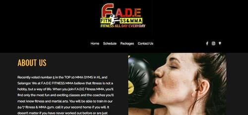 Fade Fitness & MMA - MMA Gym KL Selangor (Credit: Fade Fitness & MMA)