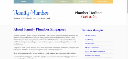  Family Plumber -Plumbing Singapore