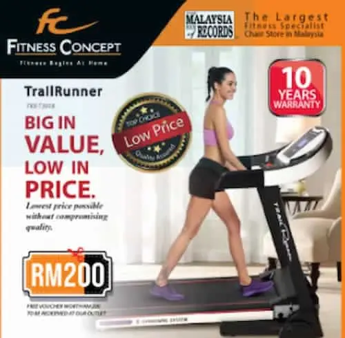 Fitness Concept Trax Trail Runner  - Treadmill Malaysia