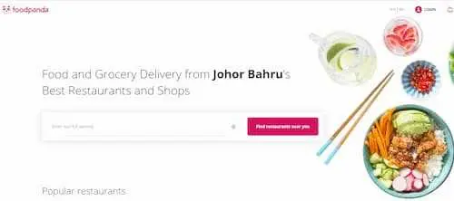 FoodPanda - Food Delivery Johor Bahru