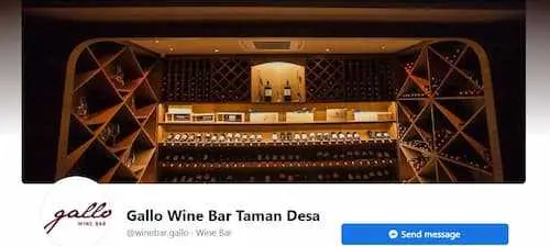 Gallo Wine Bar Taman Desa - Wine Bar KL Selangor