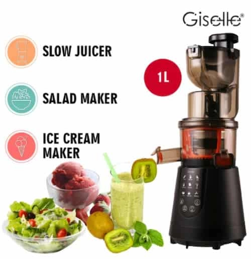 Giselle Big Mouth Slow Juicer  - Ice Cream Maker Malaysia (Credit: Giselle) 