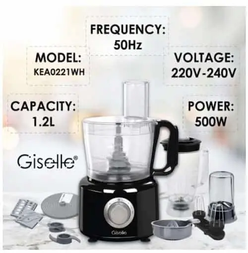 Giselle Food Processor KEA0221WH  - Food Processor Malaysia