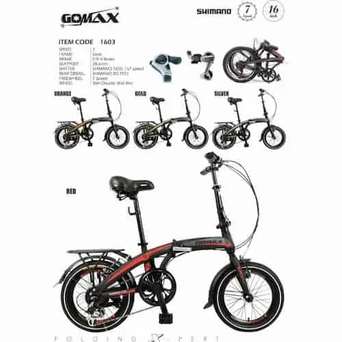  Gomax Folding Bike - Folding Bikes Malaysia