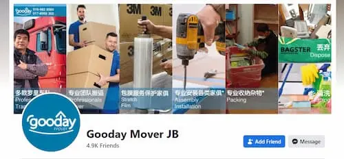 Gooday Mover JB - Mover Johor Bahru