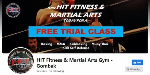 HIT Fitness & Martial Arts Gym - MMA Gym KL Selangor (Credit: HIT Fitness & Martial Arts Gym)