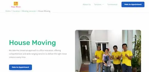 Happy Movers - Best Furniture Moving KL Selangor (Credit: Happy Movers)