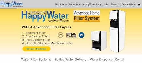 Happy Water - Filtered Water KL Selangor (Credit: Happy Water)