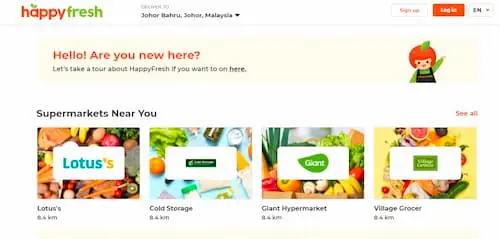 HappyFresh - Online Grocery Shopping Johor Bahru  