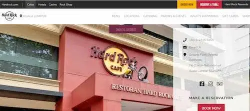 Hard Rock Cafe Kuala Lumpur - Happy Hour KL Selangor