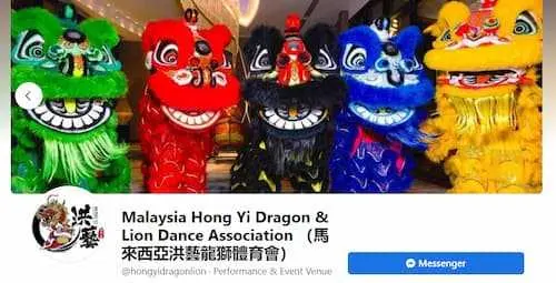 Hong Yi Dragon & Lion Dance Association - Lion Dance Malaysia