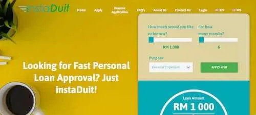 InstaDuit Personal Loan - Payday Loan Malaysia