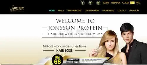 Jonsson Protein - Hair Loss Treatment KL Selangor