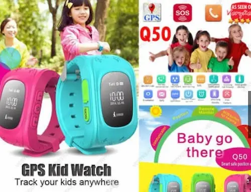 Kid GPS Watch Tracker Q50 -  GPS Tracker Malaysia