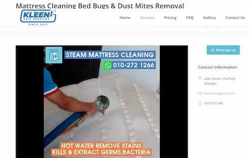 Kleen Asia Services - Mattress Cleaning KL Selangor