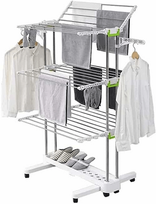 Korean Clothes Rack - Laundry Rack Singapore (Credit: Nicedeal.sg)