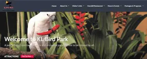 Kuala Lumpur Bird Park - Theme Park KL Selangor