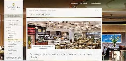 Lemon Garden at Shangri - La Hotel Kuala Lumpur - Oyster Bar KL Selangor