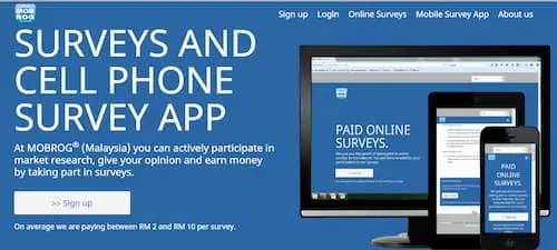 MOBROG  - Paid Survey Malaysia