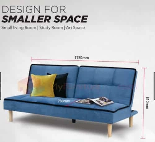 MYFURNITURELAB: Borax 3 Seater Multifunctional Sofa Bed - Sofa Bed Malaysia (Credit: MYFURNITURELAB) 