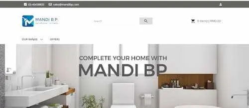 Mandi BP Bathroom & Kitchen supplies - Sanitary Ware KL Selangor