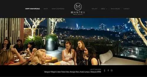 Mantra Bar KL - Rooftop Bar Malaysia