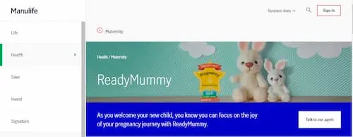 Manulife ReadyMummy - Maternity Insurance Singapore