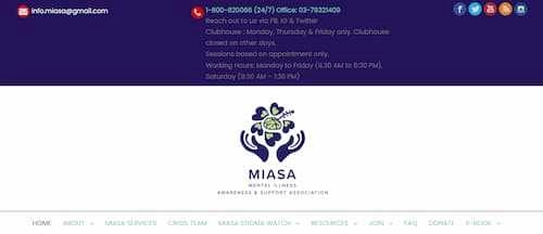  Mental Illness Awareness and Support Association (MIASA) - Mental Health Center KL Selangor