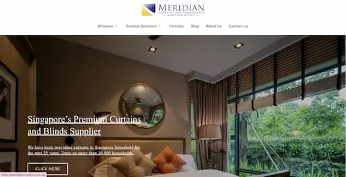 Meridian Curtains - Blinds Singapore