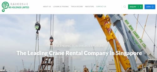 Moh Seng Cranes - Crane Singapore (Credit: Moh Seng Cranes) 