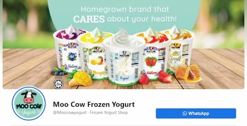 Moo Cow Frozen Yogurt - Yogurt Drink KL Selangor (Credit: Moo Cow Frozen Yogurt)