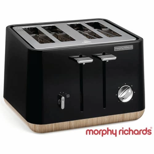 Morphy Richards 240006 Aspect Titanium with Wood Toaster - Bread Toaster Singapore (Credit: Morphy Richards)