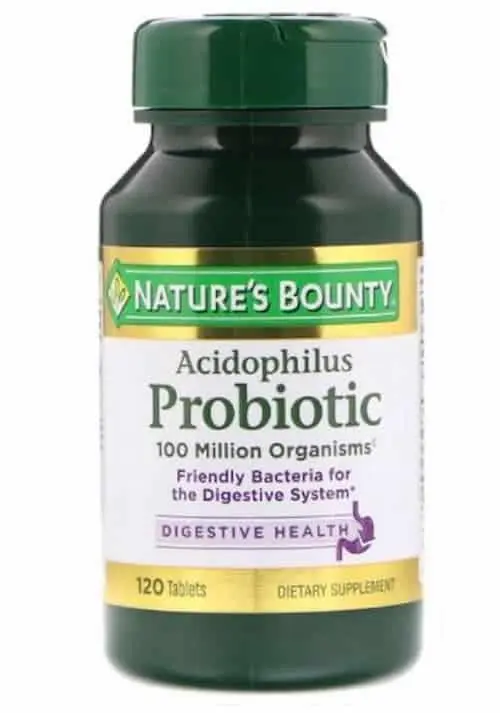 Nature’s Bounty Acidophilus Probiotic  - Probiotics Malaysia