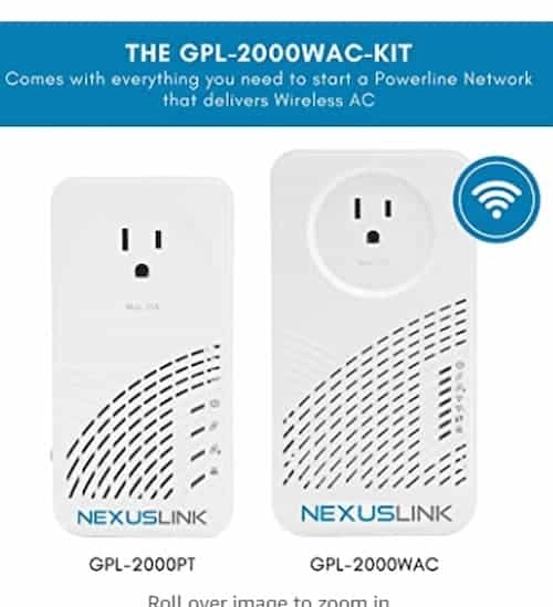 NexusLink G.hn 2000 Mbps Powerline Wireless Ethernet Bridge Adapter AC1200 - Powerline Adapter Malaysia (Credit: NexusLink)