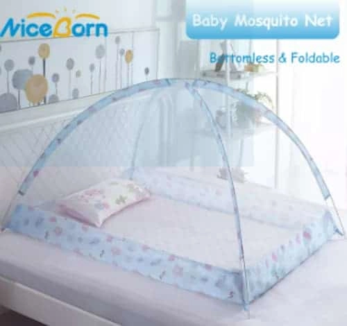 Niceborn Baby Mosquito Net Pop-Up Bed - Mosquito Net Malaysia (Credit: Niceborn)  