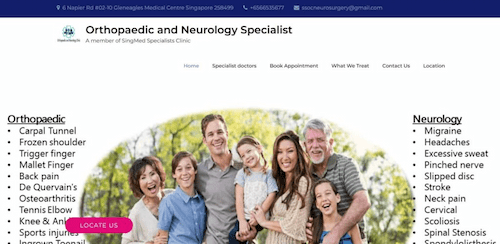 Orthopaedic and Neurology Specialist - Back Specialist Singapore (Credit: Orthopaedic and Neurology Specialist)