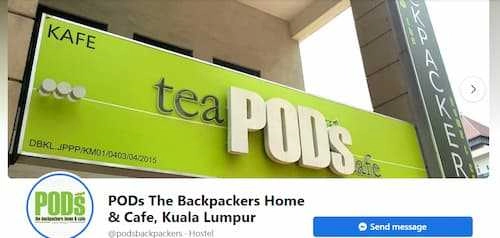 PODs The Backpackers Home & Café - Hostel KL Selangor