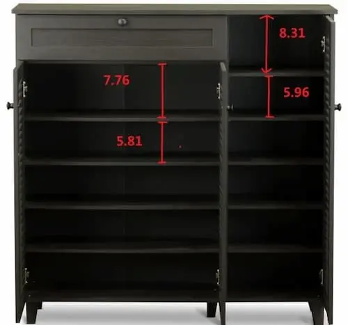 Pocillo Wood Shoe Storage Cabinet  - Shoe Cabinet Malaysia