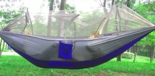  Portable Parachute Fabric Mosquito Net Hammock - Mosquito Net Malaysia (Credit: Portable Parachute)  