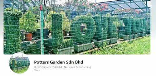 Potters Garden  - Plant Nursery KL Selangor