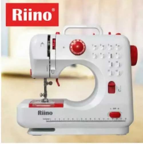 Riino Sewing Machine Dual-Speed with 12 Stitch Patterns - Sewing Machine KL Selangor